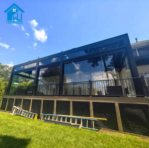 Bioclimatic 5x3 kits de <span class=keywords><strong>pergola</strong></span> extérieur persienne <span class=keywords><strong>toit</strong></span> jardin <span class=keywords><strong>Pergola</strong></span> cadre <span class=keywords><strong>en</strong></span> alliage d'aluminium arc <span class=keywords><strong>en</strong></span> bois métal <span class=keywords><strong>verre</strong></span> matériel Gazebo - Product Image 3