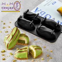 Moule en silicone Tangba pour mousse de pistache, moule à dessert 3D, moule à gâteau, moule de cuisson de qualité alimentaire, moule à pâtisserie en chocolat de forme personnalisée