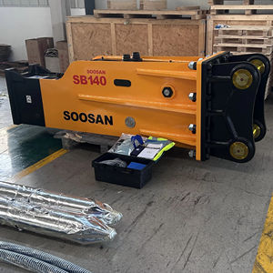 Mini-excavatrices silencieuses SOOSAN SB140 de type boîte, accessoires, pièces de rechange gratuites, facilitent la construction et la démolition - Product Image 1