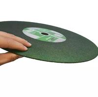 Disque de coupe rouge plat en carbure de silicium, résine verte de haute qualité