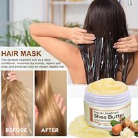 Beurre de karité pressé à froid, biologique, non raffiné, pur, pour hydrater la peau et les cheveux, étiquette personnalisée