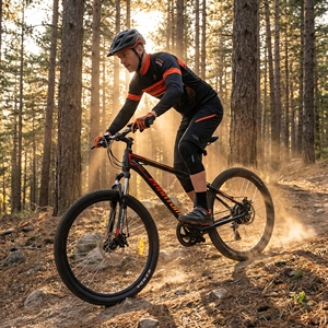 Vélo de montagne électrique pour adultes, le plus rapide, 250W, batterie au lithium, moteur sans balais, fourche à suspension, 25 km/h, avec pédales d'exercice - Product Image 1
