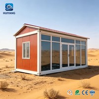 Conteneurs réutilisables avec toits, structures en acier préfabriquées mobiles, maisons conteneurs modulaires préfabriquées et démontables