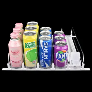 Automatic Drink Bottle Self-pushing Soda Can Organizer For Refrigerator