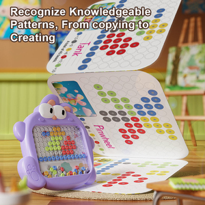 LEZA BABY Pizarra Magnética Educativa Personalizada con Rompecabezas <span class=keywords><strong>de</strong></span> Conejo <span class=keywords><strong>de</strong></span> Plástico, Bolígrafo <span class=keywords><strong>de</strong></span> Puntos Magnéticos, Características <span class=keywords><strong>de</strong></span> Seguridad <span class=keywords><strong>de</strong></span> Plástico ABS - Product Image 4