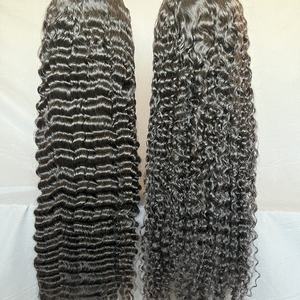 Proveedores de Pelucas con Cierre al por Mayor, Pelucas con Cierre 5x5 de Encaje Transparente en Oferta, Pelucas de Cabello Humano Virgen Crudo con Cutícula Alineada para Mujeres Negras - Product Image 4