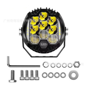 Three Sided <b>Led</b> <b>Work</b> <b>Light</b> 9-36V Dc Switch Control For Cars Off Road Vehicles Pickup Trucks Automotive Accessories - Product Image 5