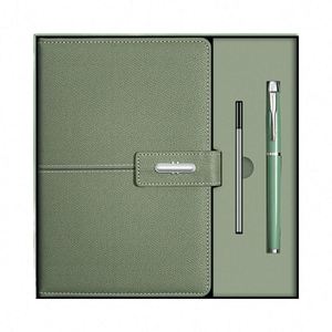 Set de Papelería Multifuncional A5 Promocional con Cuaderno de Tapa de Cuero, Bolígrafo, para Regalos de Ferias Comerciales o Regalos Empresariales - Product Image 4