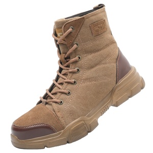 נעלי בטיחות בגודל גדול מגפי גברים נשים נגד סמרר נגד לנקב אצבע פלדה רשת עליונה ללבוש עמיד הגנה גבוהה עבודה הגנה - Product Image 1