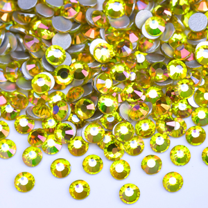 Juli gros nouveau AB couleur bébé rose cristal Non Hotfix strass dos plat strass pour bricolage sacs robe Nail Art chaussures - Product Image 4