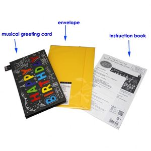 Cartes de vœux musicales lumineuses avec chansons d'<span class=keywords><strong>anniversaire</strong></span>, de mariage et de Noël, cartes <span class=keywords><strong>audio</strong></span> musicales - Product Image 4