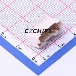 HC-XA-5AW Wire-to-Board Pin Header Bent Lead Through Hole,P=2.5mm Connector 1x5P 2.5mm Right Angle Insert XA - Product Image 1