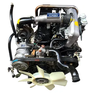 Motor diesel japonês 4jb1 usado com turbo e caixa de velocidades