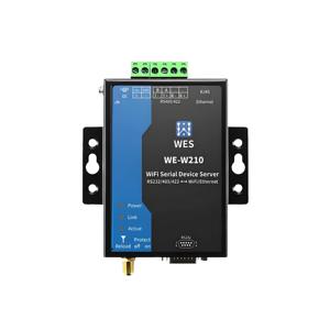10/100M LAN 802.11 B/g/n Wireless RF Modules Serial Server STA/AP Mode PLC/SCADA Monitoring <strong>RS485</strong> <strong>RS232</strong> WiFi/Ethernet Device - Product Image 1