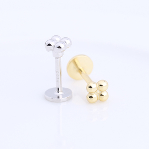 Joyas para el cuerpo Pendientes planos Labret Piercing Helix Pendientes de cartílago labial - Product Image 4