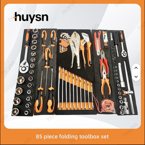 Three-Layer Foldable <b>Chrome</b> Vanadium Steel OEM Hand <b>Box</b> Combination Set 85 Piece Machine Repair Sleeve Organization Work PL-85 H - Product Image 6
