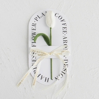 Vente en gros d'arrangements floraux au crochet, lettres personnalisées, cadeaux de mariage de luxe pour les invités