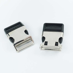 Side Release Buckle Zinc Alloy 38mm Silver For Bags Adjustable <b>Webbing</b> Buckles Hardware Accessories - Product Image 2