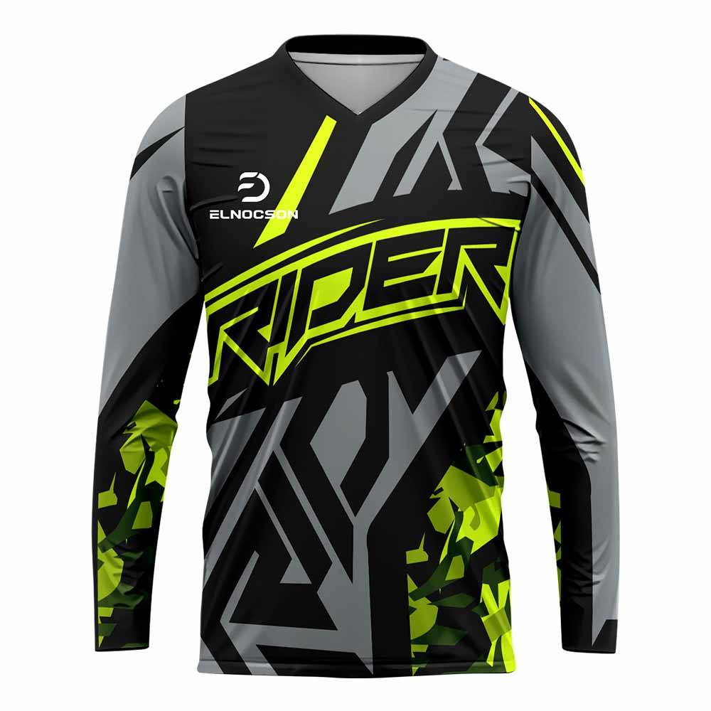 New Designs Long Sleeve T Shirt Sublimation Motorcycle Wear