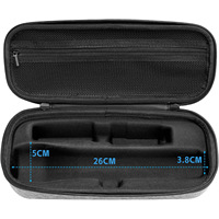 Sac de rangement pour microphone sans fil Streamer, étui rigide en EVA, résistant à l'humidité et à la poussière, boîte portable pour équipement audio-visuel, modèle 035
