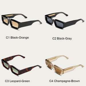 Lunettes de soleil polarisées pour hommes avec logo personnalisé, verres TAC de haute qualité, protection UV400, monture épaisse en acétate, modèle 2025 - Product Image 5