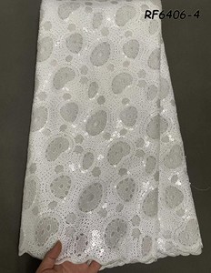 Tulle en dentelle de coton 100% écologique de haute qualité de Dubaï, broderie dégradée, perles de sequins, 3 styles sexy pour mariée - Product Image 1