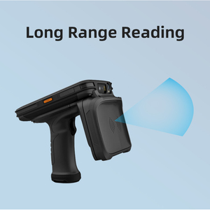 E710 tầm xa <span class=keywords><strong>RFID</strong></span> <span class=keywords><strong>Reader</strong></span> ISO 18000-6c di động cầm tay UHF <span class=keywords><strong>RFID</strong></span> <span class=keywords><strong>Reader</strong></span> thụ động UHF <span class=keywords><strong>RFID</strong></span> thẻ máy quét cho hàng tồn kho quản lý - Product Image 4