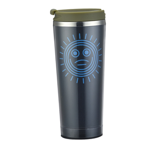 Lights up plastic Tumbler Coffee Cup with EL LED light