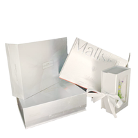 Caja de Regalo Rígida Ecológica con Tapa Magnética Transparente Reutilizable de Lujo Personalizada, Impresión Offset en Ventana