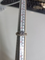 Ensemble de bagues de mariage et de fiançailles, bagues de mariage en zircone, ensemble pour couple, or blanc, personnalisé, bague S925