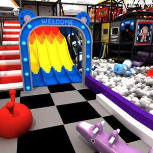 Equipo de Juego Interior Personalizado de Alta Calidad, Piscina de Pelotas con Tobogán para Niños, para Parques de Diversiones - Product Image 2