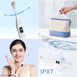 Spazzolino Elettrico Sonico Portatile con Schermo LCD per Pulizia Profonda Automatica ad Alta Frequenza, Ideale per Viaggi e Cura Orale - Prodotti Smart Home - Product Image 6