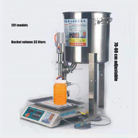 Machine automatique de distribution et de remplissage de sirop de miel pour le conditionnement de beurre de cacahuète et de pâte de sésame