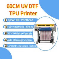 Imprimante UV DTF 3D pour logos 60 cm avec film A/B A3 et laminateur pour autocollants de transfert