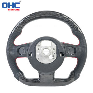 Volante LED para Audi R8 <span class=keywords><strong>Tt</strong></span> <span class=keywords><strong>Roadster</strong></span> Rs Tts <span class=keywords><strong>Mk2</strong></span> 8j 2008 2009 2010 2011 2012 2013 Volante Lenkrad de fibra de carbono - Product Image 3