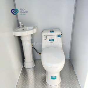 Toilettes mobiles de haute qualité pour deux personnes avec station de lavage des mains pour événements en plein air - Product Image 4