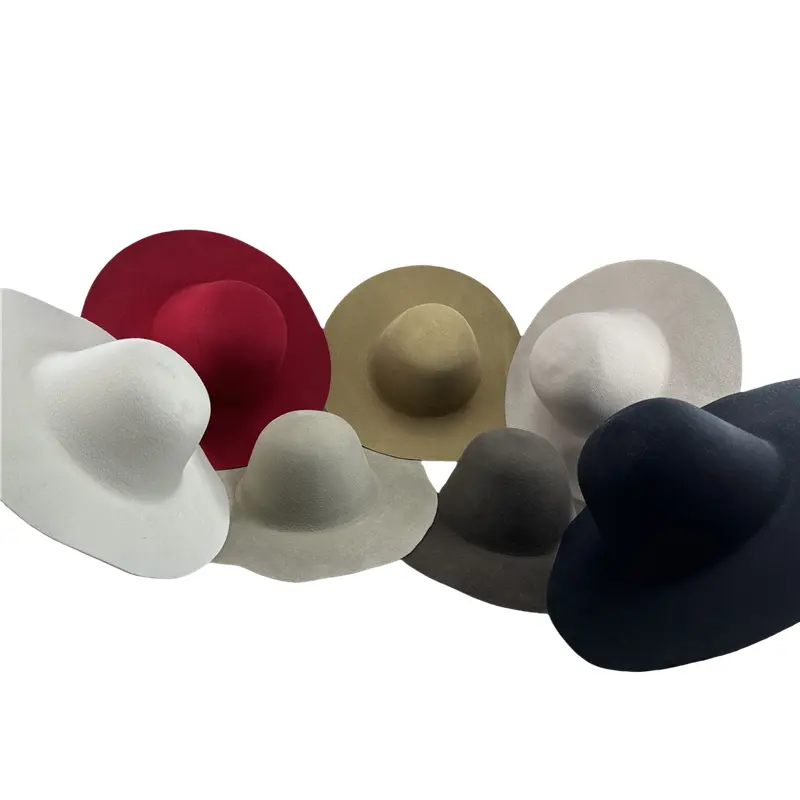 Corpo de chapéu 100% lã australiana de qualidade rigidez dura