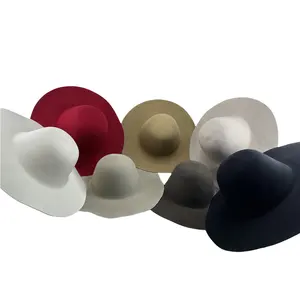 도매 가격 100% 호주 양모 품질 하드 강성 모자
