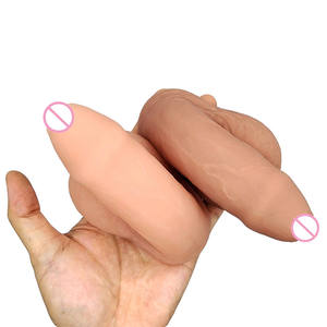 Prothèses FTM Real Touch, équipement de package, pénis réaliste en silicone souple pour transgenres lesbiennes - Product Image 4