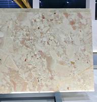 PAIA STONE Marbre Breccia Quattro Stagioni Poli de Luxe Beige Naturel Italien Grande Dalle pour Cuisine, Salle de Bain, Villa, Évier et Plan de Travail