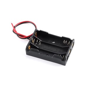 פלסטיק שחור 2/3/4 חריץ aa מארז סוללה aa מחזיק 2x3x4x1.5V רכיבים אלקטרוניים מיכל - Product Image 3