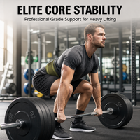 Ceinture de musculation professionnelle épaissie NJ pour l'entraînement de force, soutien lombaire pour les squats et les soulevés de terre