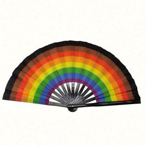 Abanico de Mano Personalizado con Logotipo Impreso, Abanico Plegable de Tela, Madera o Bambú para Sublimación, Ideal para Bodas y Promociones - Product Image 6
