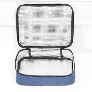 Sac isotherme thermique de déjeuner isolé par tissu 600D d'Oxford personnalisé usine-sac isotherme réutilisable réparable de déjeuner avec le modèle de lettre - Product Image 4