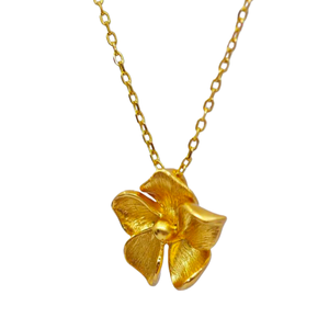 UM Jewelry 925 <b>Silver</b> Gold Plated Pearl Flower-Shaped Minimalist Pendant <b>Necklace</b> <b>for</b> Wedding Unisex/<b>Men</b>/Women Wholesale - Product Image 2