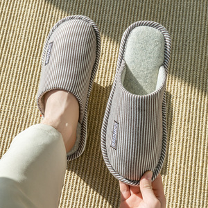 Pantuflas de casa de alta calidad y cómodas, estilo otoño-invierno, con suela gruesa antideslizante, aptas para hombres y mujeres. - Product Image 6