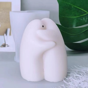Stampo per candele per coppie abbraccio tra loro stampo per forme stampo per corpo in Silicone 3D per candele che fanno candele per coppie - Product Image 2
