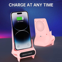 Station de charge sans fil magnétique 15W avec support USB et support de téléphone/tablette pour bureau - Multifonctionnelle