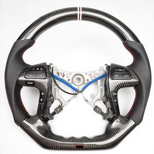 Volante Deportivo <span class=keywords><strong>de</strong></span> Fibra <span class=keywords><strong>de</strong></span> Carbono con Luces LED para <span class=keywords><strong>Toyota</strong></span> Grand Highlander, Camry, Fortuner, Hilux SR5 N70 <span class=keywords><strong>2008</strong></span> 2009 2010 2011 2012 2013 - Product Image 2