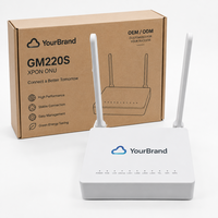 Terminal Jaringan Optik GM220S GPON EPON ONU 1GE 3FE WiFi Modem Fiber FTTH ONT
